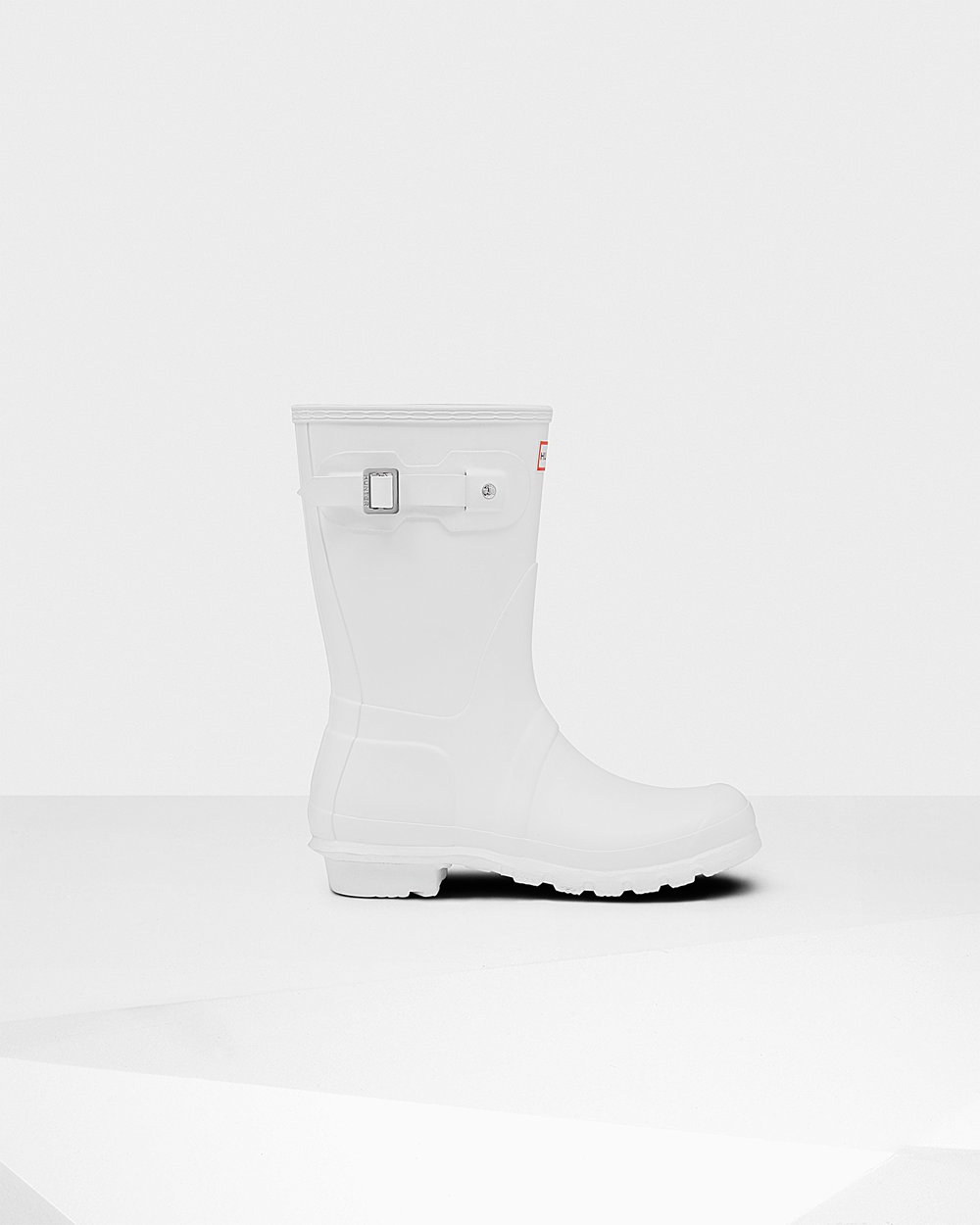 Womens Hunter Short Rain Boots White - Original - 7928516-SL